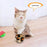 21Pcs / Set Cat Toys Set with Green Tunnel Interactive Cat Toy Feather Mouse Crinkle Balls - 5