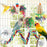 4Pcs / Set Parrot Toy Pet Bird Pulling Scratching Biting Paper Rattan Ball Loofah Toy Set - 5