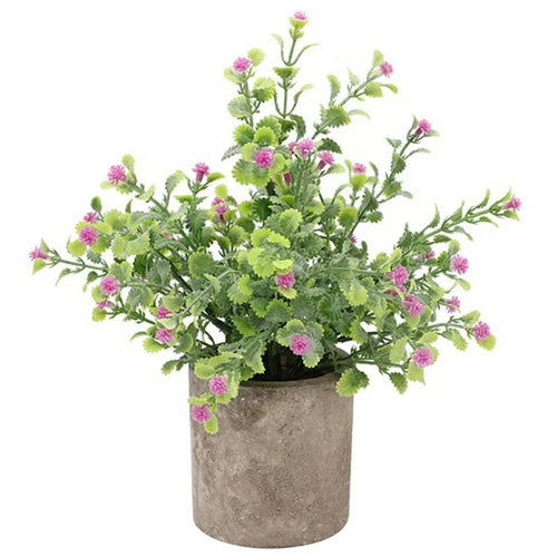Artificial Grass Plastic Simulation Potted Plant Desktop Decoration for Living Room - PB05-10 - 1