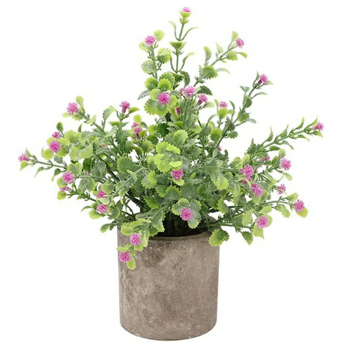 Artificial Grass Plastic Simulation Potted Plant Desktop Decoration for Living Room - PB05-10 - 1