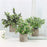 Artificial Grass Plastic Simulation Potted Plant Desktop Decoration for Living Room - PB05-10 - 2
