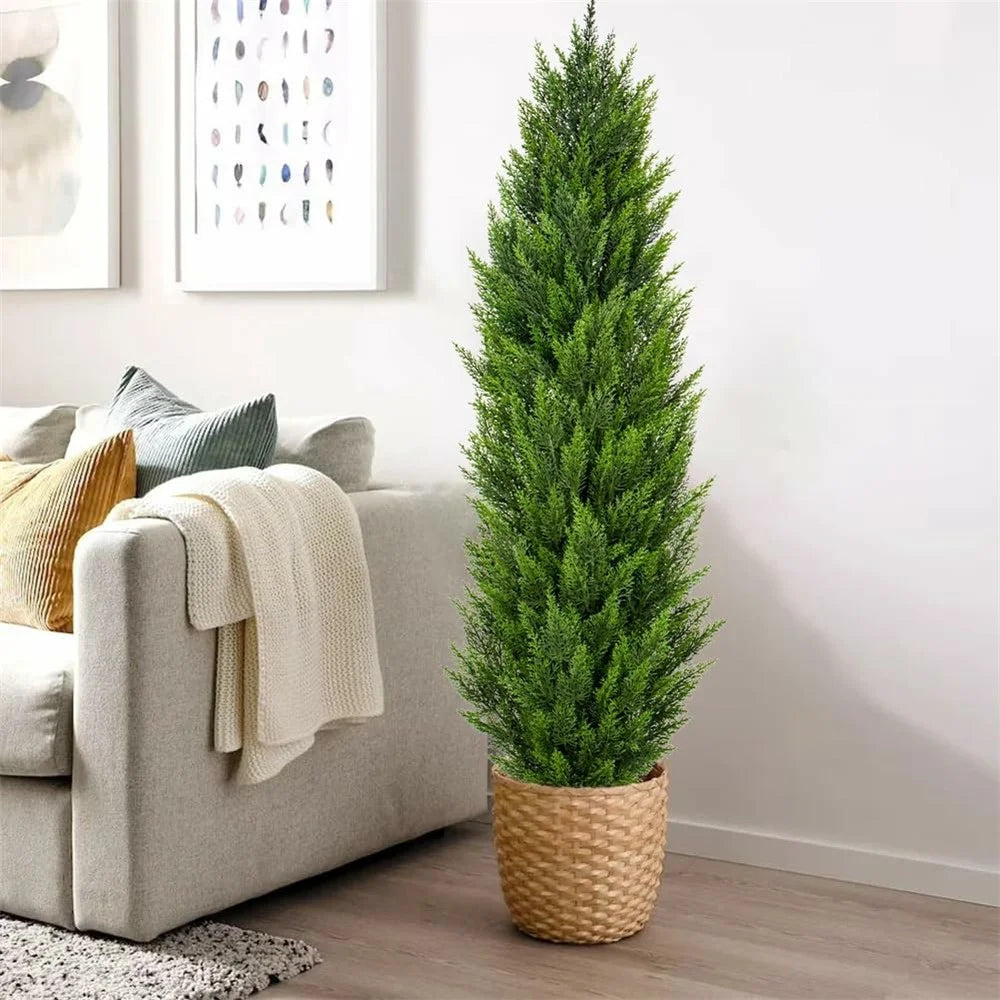 180cm Artificial Pine Tree Plastic Simulation Potted Plant Hotel Living Room Floor Decoration - 5