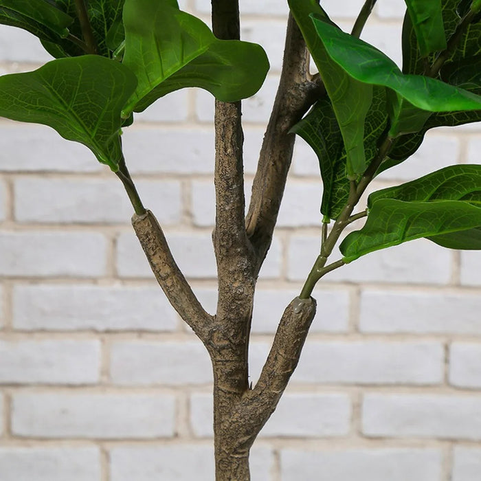 120cm Simulated Fiddle Leaf Fig Potted Plant Indoor Hall Decoration Green Plant Artificial Bionic - 2