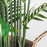120cm Simulated Indoor Potted Green Plant Fake Areca Palm Living Room Floor Ornament, with White Square Pot - 3