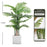 120cm Simulated Indoor Potted Green Plant Fake Areca Palm Living Room Floor Ornament, with White Square Pot - 6