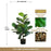 80cm Simulated Fiddle Leaf Fig Potted Plant Indoor Hall Decoration Green Plant Artificial Bionic - 6