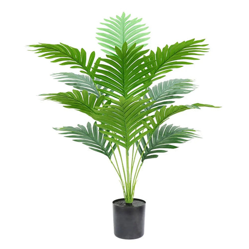 70cm Simulated Indoor Potted Green Plant Fake Areca Palm Living Room Floor Ornament - 1