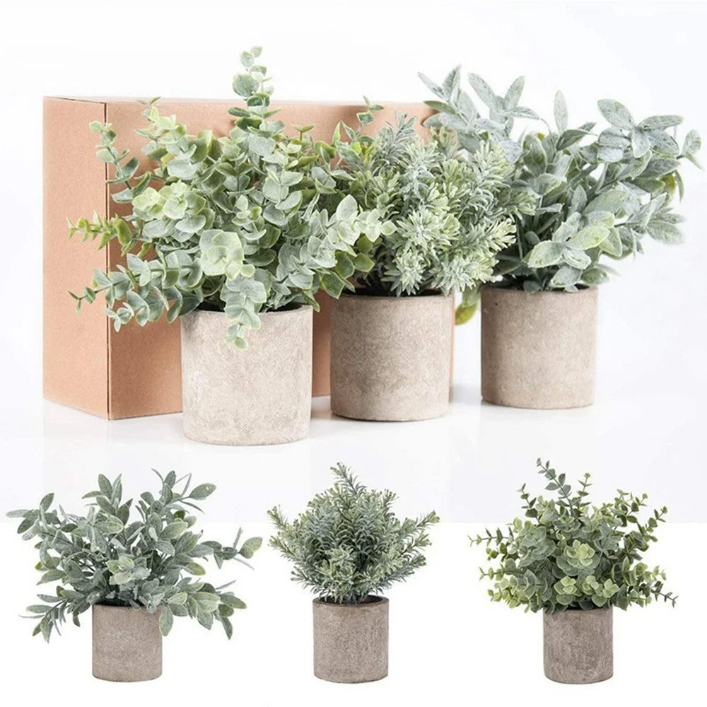 Artificial Plant Photography Prop Simulated Bonsai Fake Potted Plant Desk Decoration - XC-007 - 2