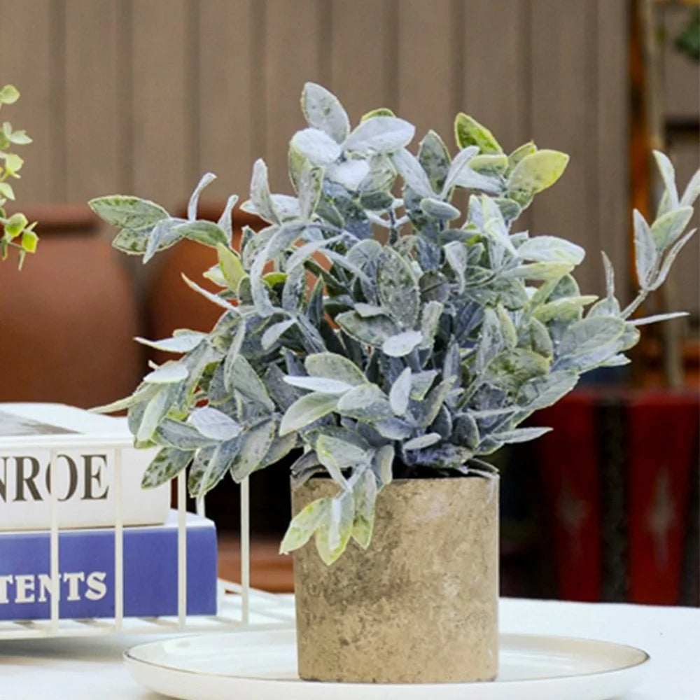 Artificial Plant Photography Prop Simulated Bonsai Fake Potted Plant Desk Decoration - XC-007 - 4