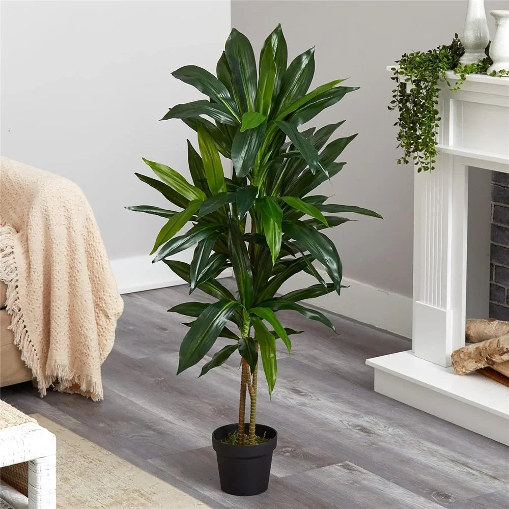 180cm Plastic Artificial Brazilian Dracaena Potted Green Plant Living Room Simulated Floor Ornament - 2