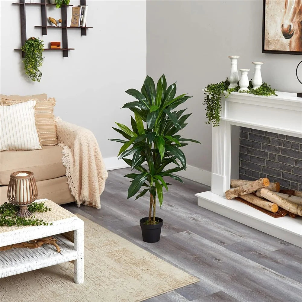 180cm Plastic Artificial Brazilian Dracaena Potted Green Plant Living Room Simulated Floor Ornament - 4