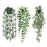 3Pcs / Set Hanging Potted Plant Simulation Eucalyptus Leaves Bonsai Home Decoration - TZ078-E+Green - 1