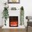 3Pcs / Set Hanging Potted Plant Simulation Eucalyptus Leaves Bonsai Home Decoration - TZ078-E+Green - 3