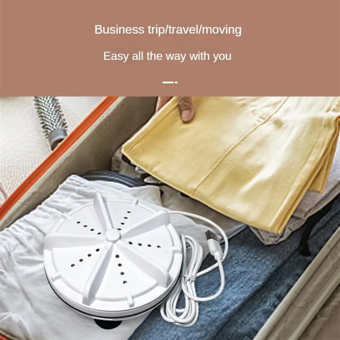 Mini Washing Machine Portable Student Dormitory Underwear Socks Desktop Small Washing Machine - 4