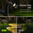 1Pc Solar Powered Ground Stake Pathway Light Waterproof Outdoor Landscape Lamp - 4