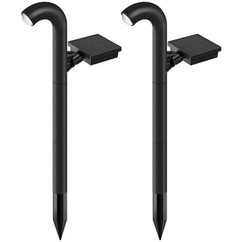 2Pcs Solar Powered Ground Stake Pathway Light Waterproof Outdoor Landscape Lamp - 1
