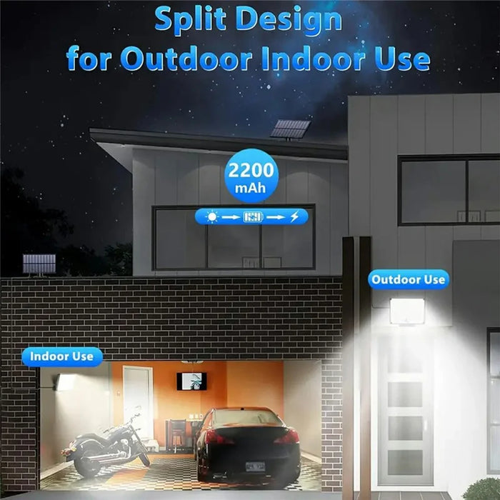 172 LED 300W Solar Powered Motion Sensor Light Outdoor Waterproof Smart Charging Wall Lamp - 3