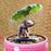 Acrylic Elephant Ground Plug Waterproof Potted Plant Home Scene Decoration - 2