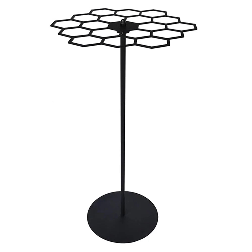 Carbon Steel Rotating Medal Display Stand Desktop 360 Degree Spin Medals Hanging Rack - 1