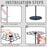Carbon Steel Rotating Medal Display Stand Desktop 360 Degree Spin Medals Hanging Rack - 5