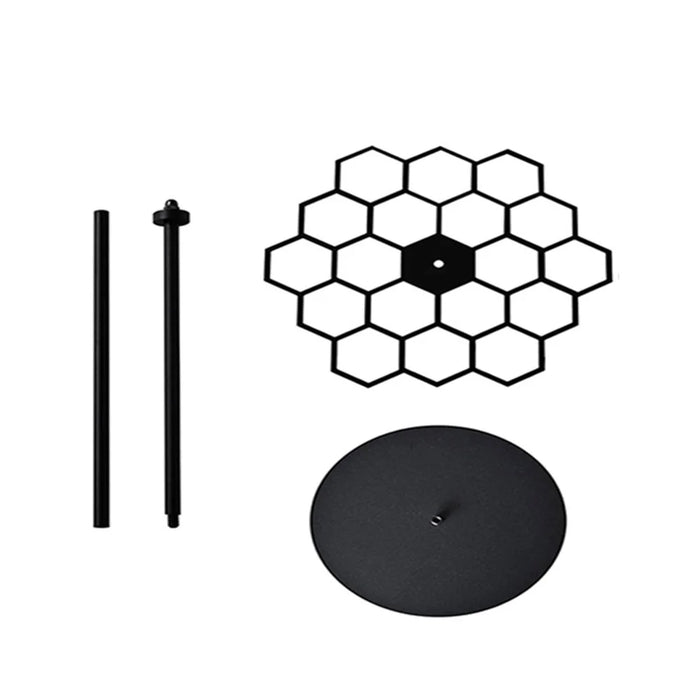 Carbon Steel Rotating Medal Display Stand Desktop 360 Degree Spin Medals Hanging Rack - 6