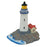 Mediterranean Style Small Lighthouse Ornament Micro Landscape Resin Craft - 1
