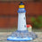 Mediterranean Style Small Lighthouse Ornament Micro Landscape Resin Craft - 4