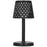 Solar Powered 5-in-1 Rechargeable Table Lamp Waterproof Outdoor Garden Patio Lawn Dorm Light - Black - 1