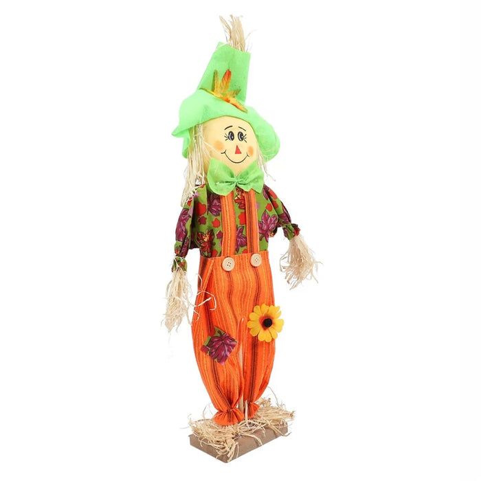 60cm Thanksgiving Day Scarecrow Decoration Fall Harvest Farmhouse Festival Ornament - Boy - 5