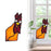 10cm Creative Peeping Rooster Window Corner Decor Acrylic Balcony Ornament - Style A - 2