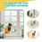10cm Creative Peeping Rooster Window Corner Decor Acrylic Balcony Ornament - Style A - 3