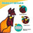 10cm Creative Peeping Rooster Window Corner Decor Acrylic Balcony Ornament - Style A - 4