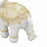 Fortune Lucky Elephant Statue Resin Craft Home Porch Office Desktop Feng Shui Ornament, Size M - White - 6