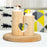 2Pcs / Set Valentine Day Heart Design Round Wooden Candle Holder Romantic Table Decoration - 4