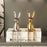 Creative Ceramic Rabbit Decor Living Room TV Stand Wine Cabinet Office Home Modern Ornament - Gold - 3