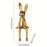 Creative Ceramic Rabbit Decor Living Room TV Stand Wine Cabinet Office Home Modern Ornament - Gold - 6