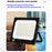 50W High Brightness LED Floodlight for Park Courtyard IP66 Waterproof Flood Lamp - White Light - 6