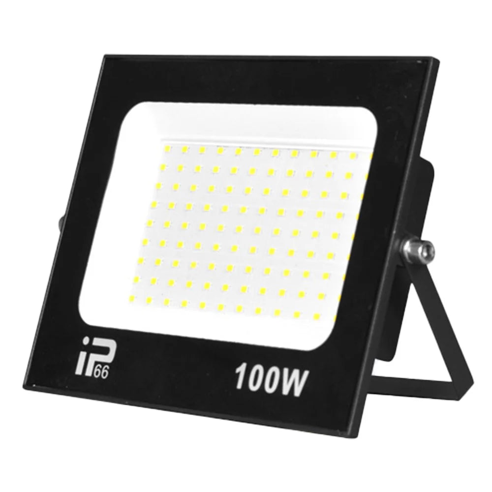 100W High Brightness LED Floodlight for Park Courtyard IP66 Waterproof Flood Lamp - White Light - 1