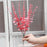 10Pcs Artificial Eucalyptus Stems Plastic Faux Plant Home Office Wedding Party Decor - Red - 7