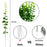 10Pcs Artificial Eucalyptus Stems Plastic Faux Plant Home Office Wedding Party Decor - Green - 7