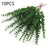 10Pcs Artificial Eucalyptus Stems Plastic Faux Plant Home Office Wedding Party Decor - Blackish Green - 1