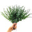 10Pcs Artificial Eucalyptus Stems Plastic Faux Plant Home Office Wedding Party Decor - Blackish Green - 3