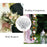 10Pcs Artificial Eucalyptus Stems Plastic Faux Plant Home Office Wedding Party Decor - Silver - 3