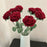 Artificial Rose Flower Realistic Knit Rose Home Office Wedding Decor High End Floral Arrangement - 4