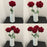 Artificial Rose Flower Realistic Knit Rose Home Office Wedding Decor High End Floral Arrangement - 6