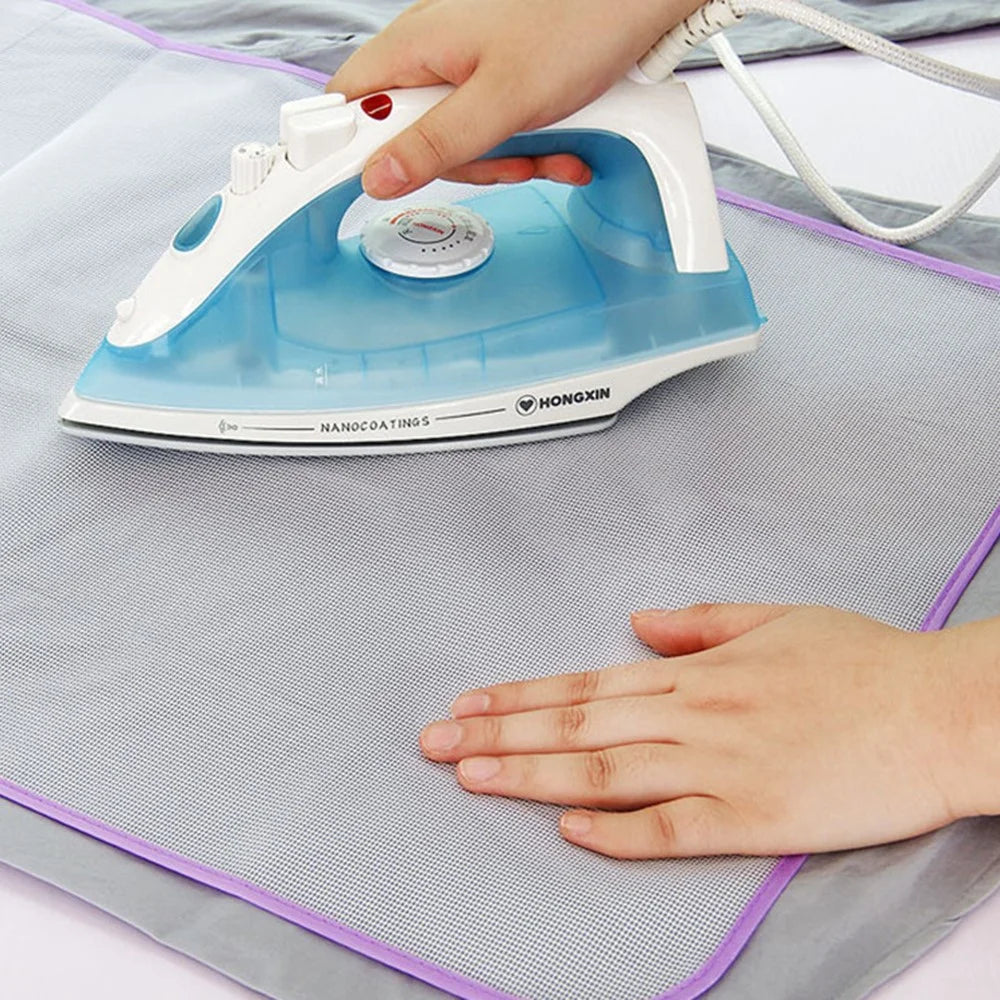 40 x 90cm Heat Resistant Ironing Mesh Pad Clothes Protective Ironing Pressing Cloth - Random Color - 4