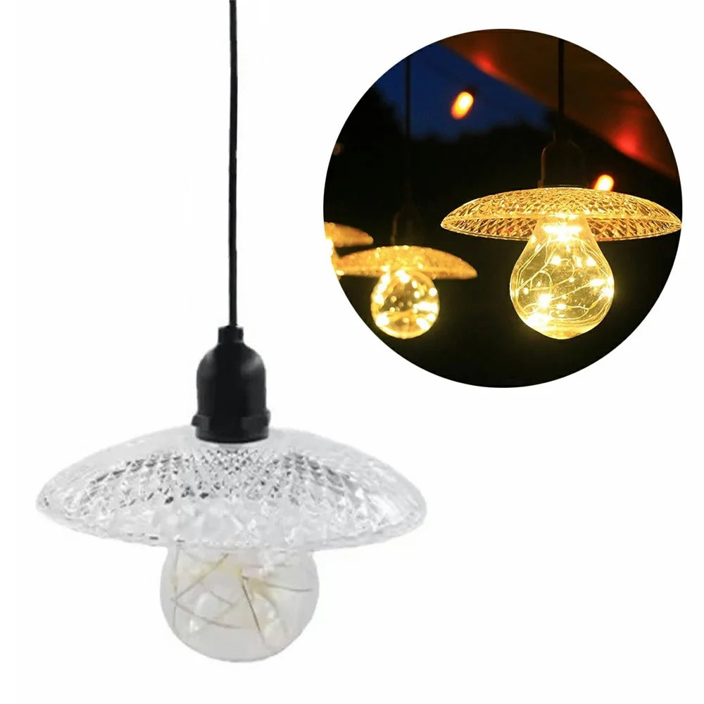 Battery Powered Tent Hanging Lantern String Light Bulb Outdoor Garden Patio Decorative Ambient Light - 1