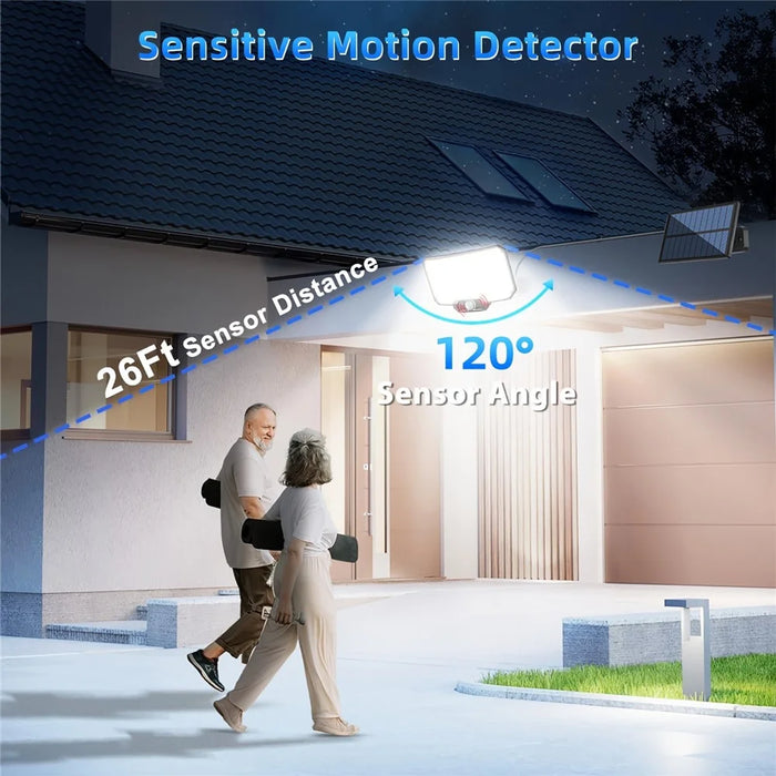 TY01003 Solar Wall Light 234 LED Outdoor Motion Sensor Security Lamp for Yard Pathway Garage - 7