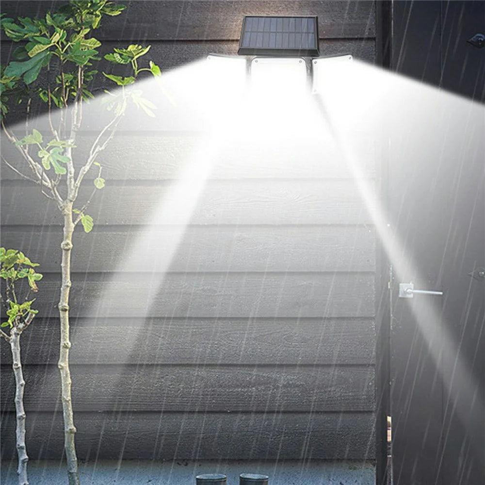 TY10305 3 Heads Solar Wall Light 280 LED IP44 Waterproof Outdoor Motion Sensor Lamp - 7