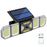 TY10708 Solar Powered 5 Heads 244 LED Wall Light Outdoor Waterproof Motion Sensor Lamp - 1